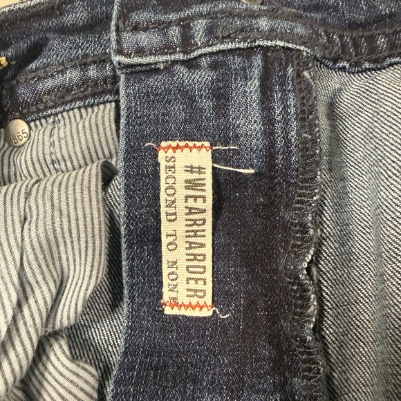 TK Axel Slim Boot Jeans 34x32 Medium Dark Wash Bootcut Denim Mens - Picture 11 of 16